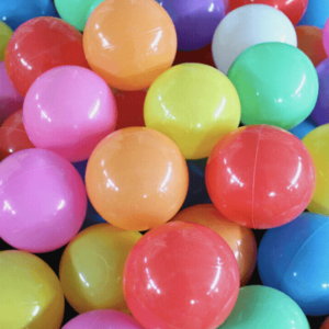 palle di plastica