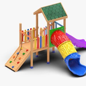 Castello Scalata in Legno - Playground da Esterno